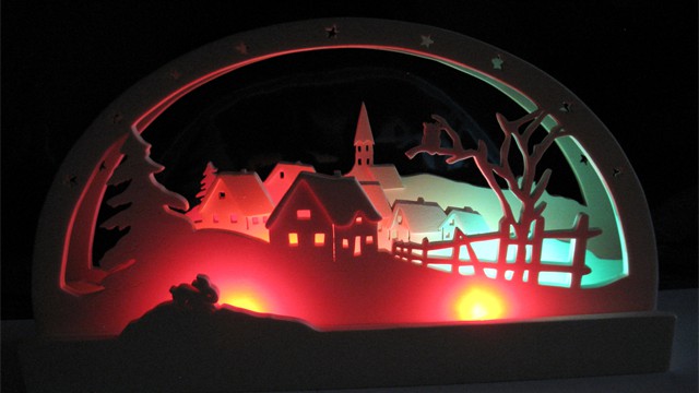 village illuminé